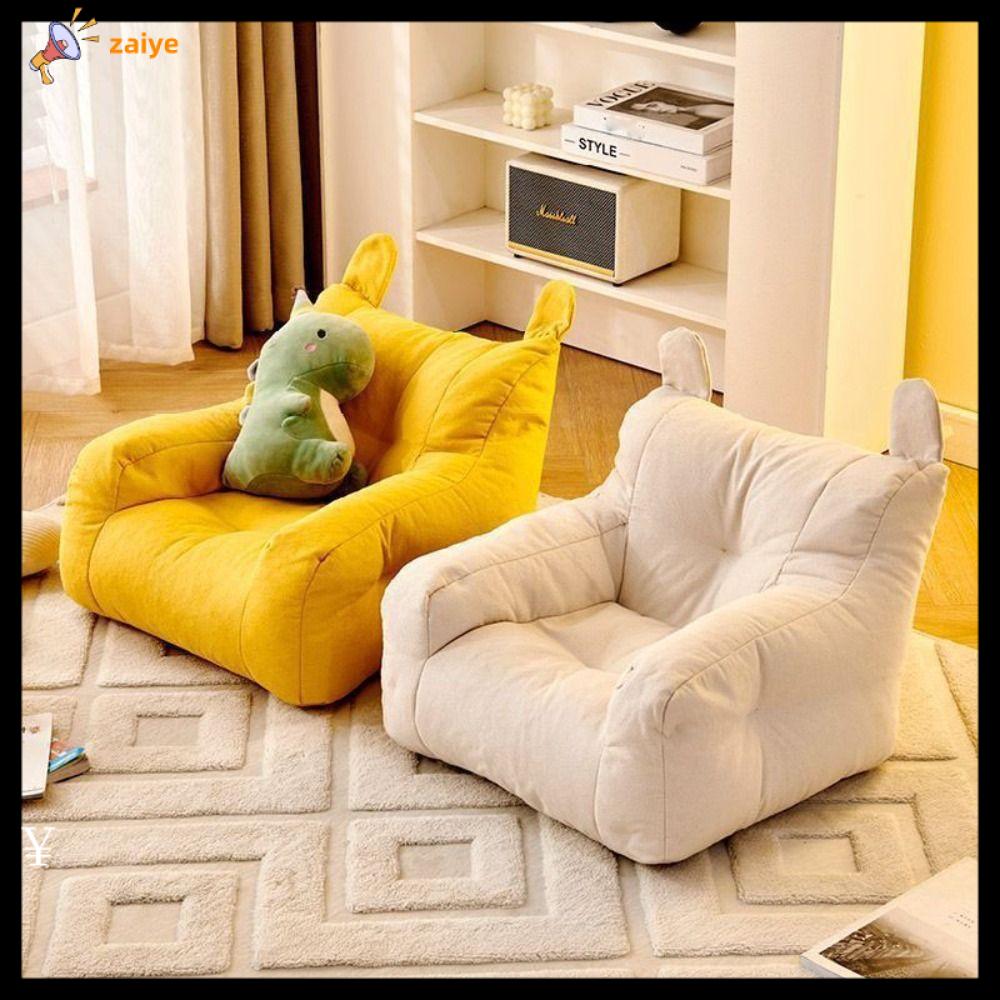 ZAIYE Thoải mái Ghế Sofa Nhỏ với túi lưu trữ Mềm mại Ghế Sofa Gấu Trẻ Em Dễ thương cho trẻ em Tiện dụng Ghế Sofa Lười Phòng Khách Dành cho bé trai và bé gái