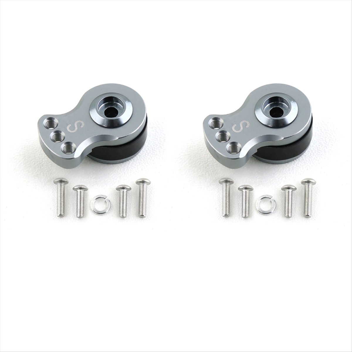 2X Metal 25T Adjustable Servo Saver Arm Horn for -4 SCX10 1/10 RC Cars Helicopter Model Boat Parts,7