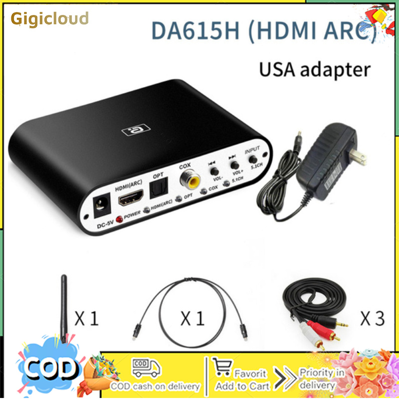 Digital To Analog Audio Converter Transmitter Receiver DAC Wireless Audio Adapter For Home Appliance Store Conference Room ราคา 1,307 บาท*ส่งฟรี
