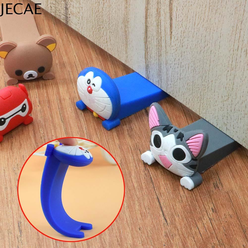 JECAE Giáp mèo Trẻ em Sự bảo vệ an toàn An ninh trẻ em Phim hoạt hình Chống kẹp Khối bắt cửa nêm Cửa chặn Thẻ cửa Hút cửa