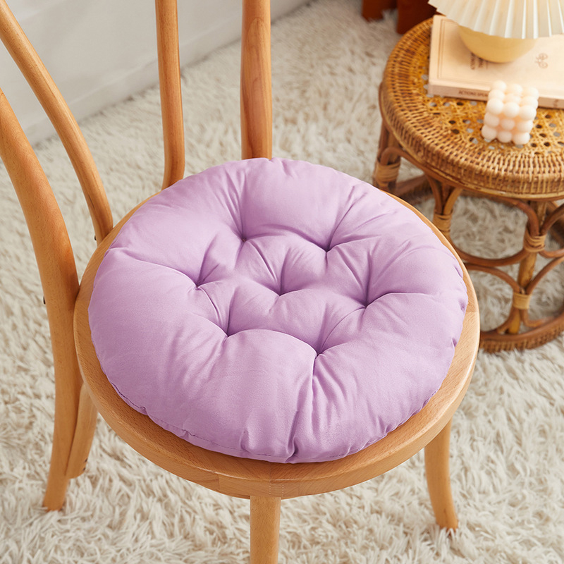 🛵 SUW Ghế văn phòng đệm màu tròn đệm mùa đông ấm áp đệm hộ gia đình ăn uống Sofa ghế Pad sinh viên Phân mông đệm