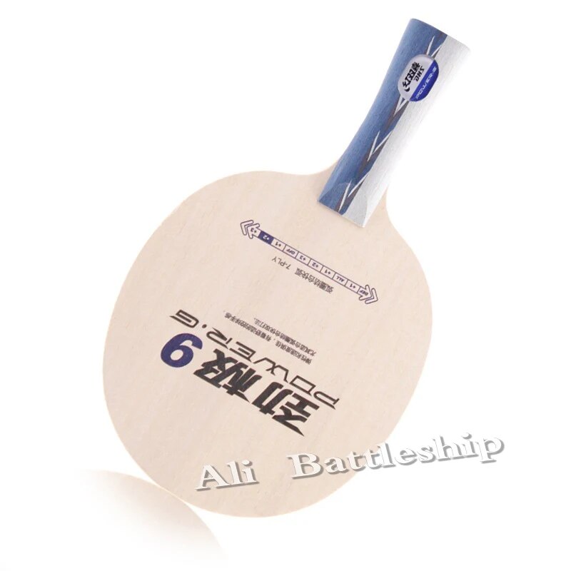 DHS Power. G9 (PG9, PG 9) 7-ply Off ++ bóng bàn lưỡi cho pingpong vợt De Mesa cùng với cơn bão dài P