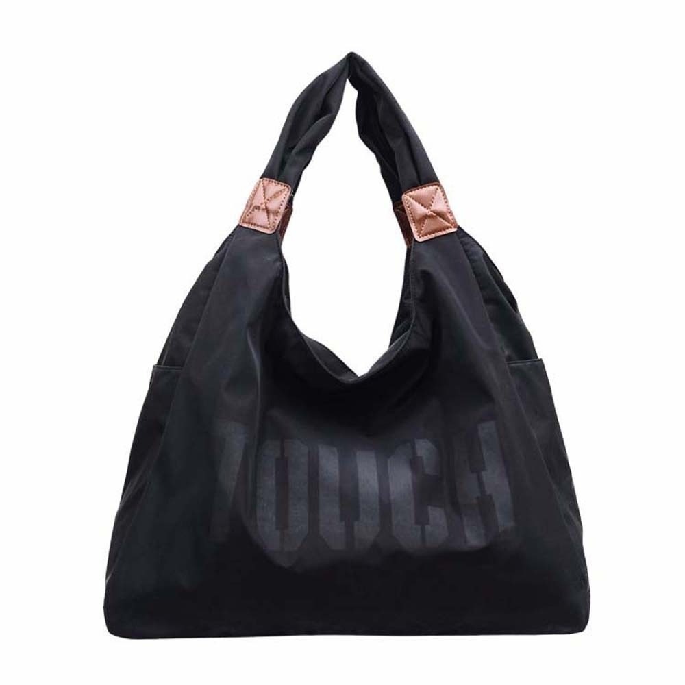 HERWK Đa chức năng Túi Tote Vải Oxford Kích Thước Lớn Polyester Di động Túi đựng đồ cho mẹ dung tích lớn Thời trang Chống bắn nước Túi đeo vai màu trơn Ngoài trời - 2