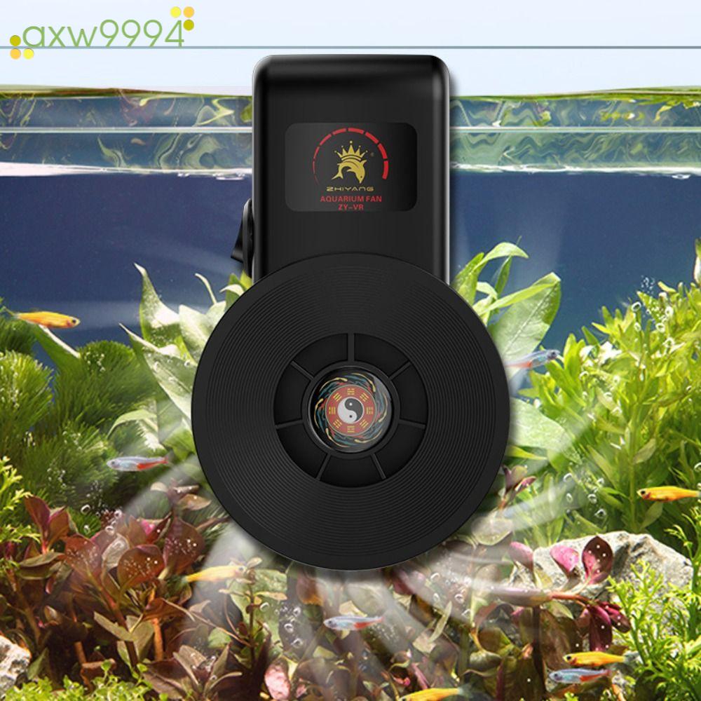 AXW9994 Có thể điều chỉnh Quạt làm mát bể cá USB Gắn tường Quạt hồ cá Mini Tiếng ồn thấp Quạt gió lạnh Bể cá