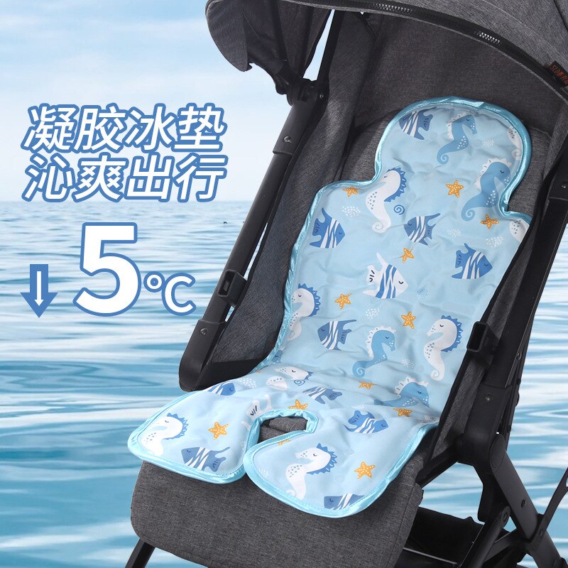 Summer Universal Stroller Cool Mat Ice Pad Baby Stroller Safety Seat Cool