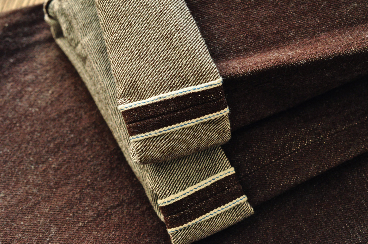 AQLKY Saucezhan Men Jeans Brown Jeans Men Jeans Trousers Selvedge Denim Jeans for Men Taper Fit Mens Jeans vintage 13.8 Oz FGUOP · v2