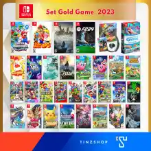 ภาพขนาดย่อของสินค้าGold Game Set 2023 : Nintendo Switch Game แผ่นเกม นินเทนโดสวิทซ์ รวมเกม  ปี 2023 : เลือกเกม &gt; Mario Wonder Princess Peach FC24 Pokemon Kart8 Sports Just Dance Kirby Animal : เลือกเกม &gt;&gt;