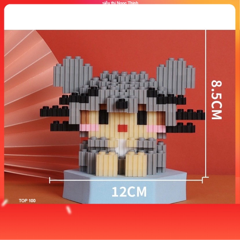 Mô hình đồ chơi lắp ráp 3D hình 12 con giáp cực kỳ đáng yêu và dễ  thương ngọc thinh 2211
