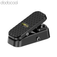 Dodocool Btuty Volume Expression Pedal Expression EXP & Passive Volume Điều khiển kép 2 trong 1 Bàn đạp hiệu ứng guitar Bộ đệm im lặng Khung kim loại Giao diện âm thanh nổi cho Guitar Bass