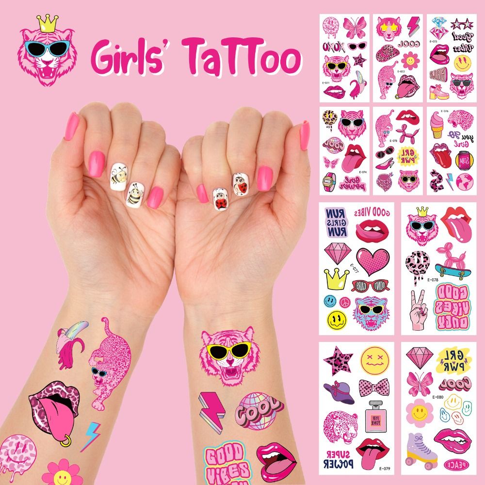 Hình xăm dán tattoo Hoa Đẹp - Candyshop88