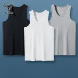 Áo vest nam cơ bản áo vest hình chữ I thoáng khí Áo thun không tay thường ngày cho nam