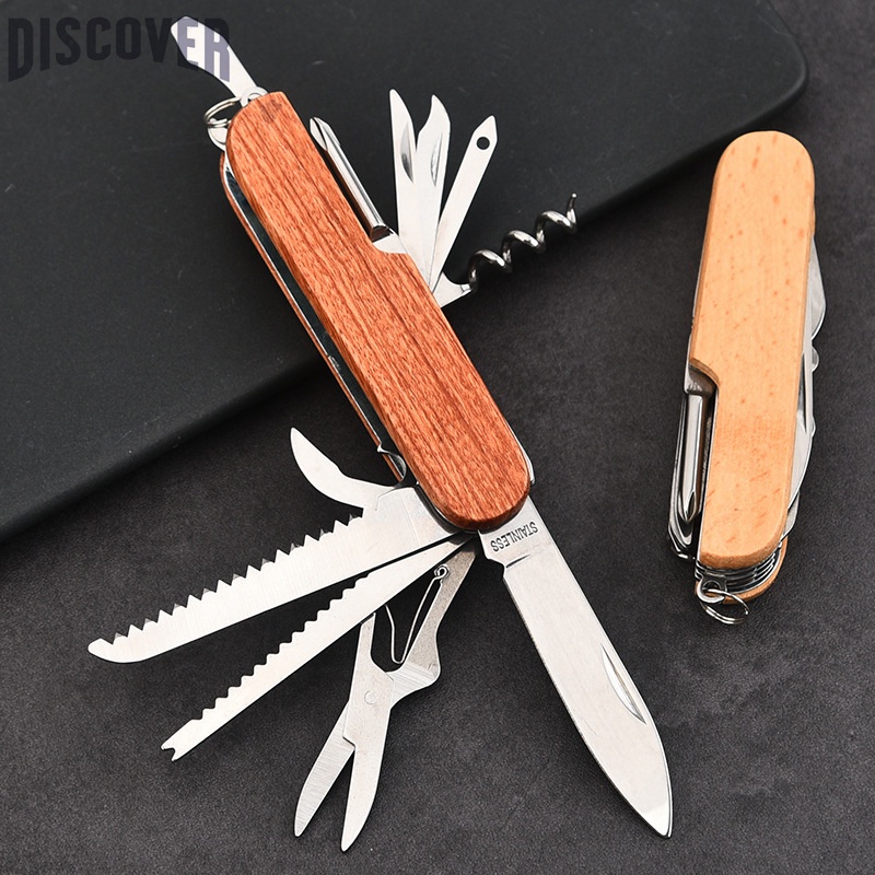 Dụng Cụ Dao Da Năng 11 Món Survival Gấp Xếp Gọn Cao Cấp Mini Bỏ Túi Sinh Tồn Di Phượt Rừng Du Lịch D