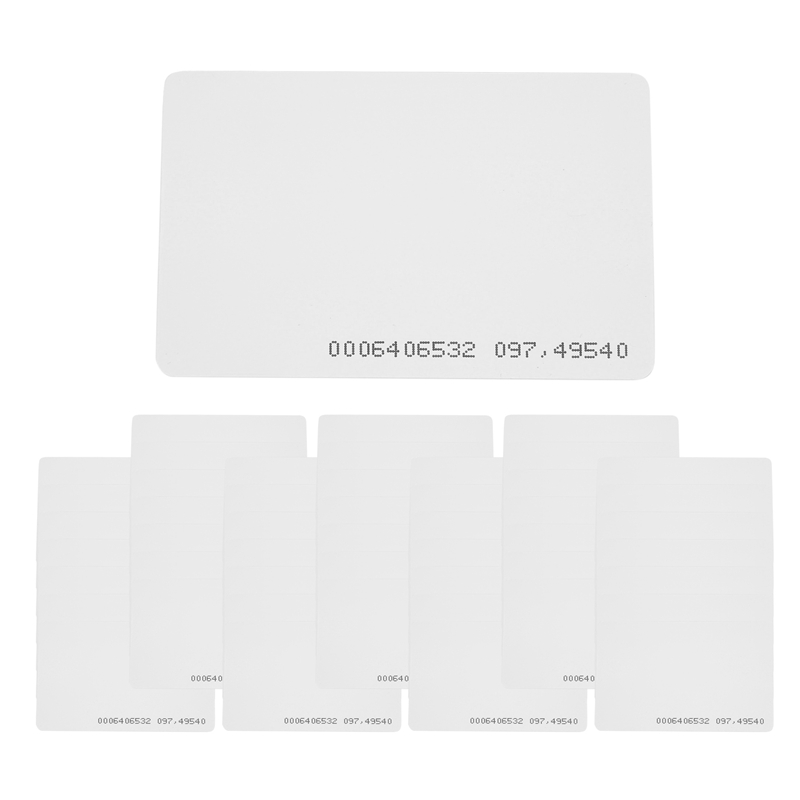 (BYTX) 50Pcs Access Control Card RFID Card 125KHz EM4100 TK4100 RFID Tag Key for Access Control Key Kit