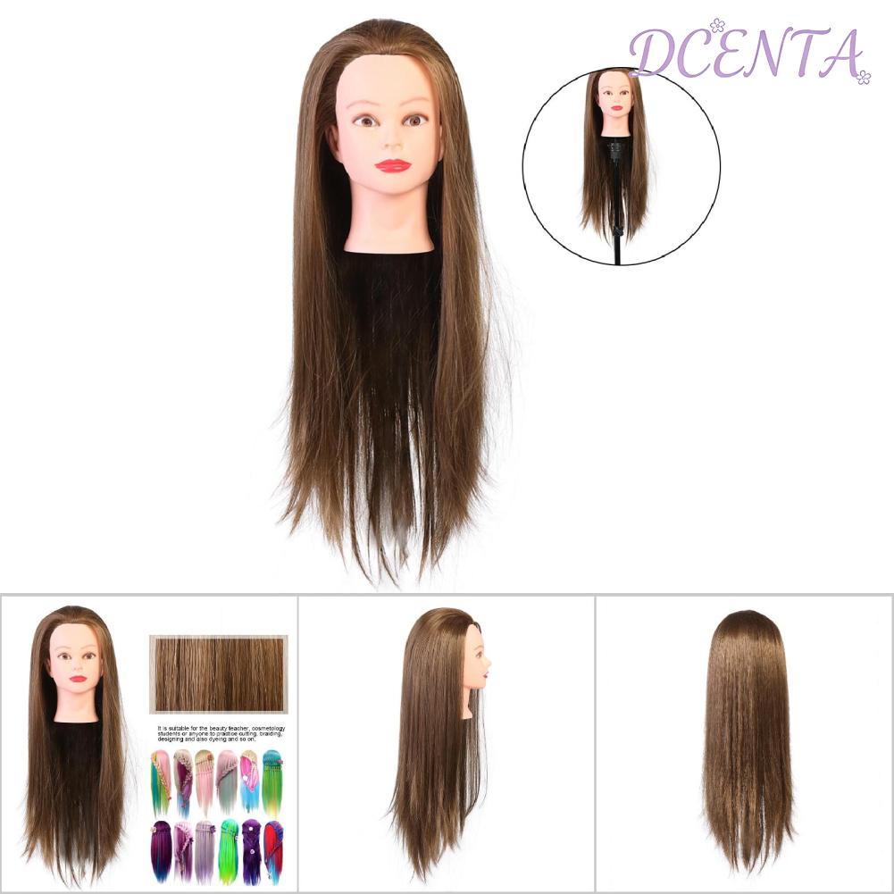 DCENTA ร้านทำผม Cosmetology Hairdressing Practice HEAD Mannequin ตุ๊กตา Salon เครื่องมือ ราคา 838 บาท*ส่งฟรี