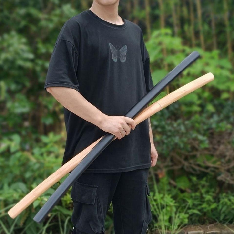 (Tặng túi đeo) Mô hình kiếm gỗ Nhật Bản trưng bày phong thủy đạo cụ tập luyện và cosplay cực kỳ đẹp mắt