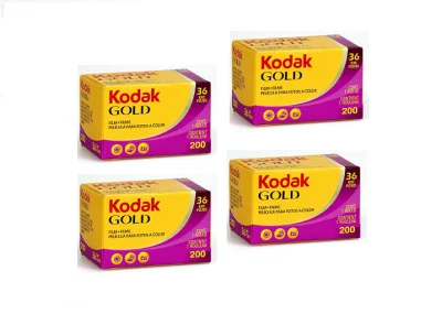 Kodak Gold 200 135/36 Films x4 Rolls