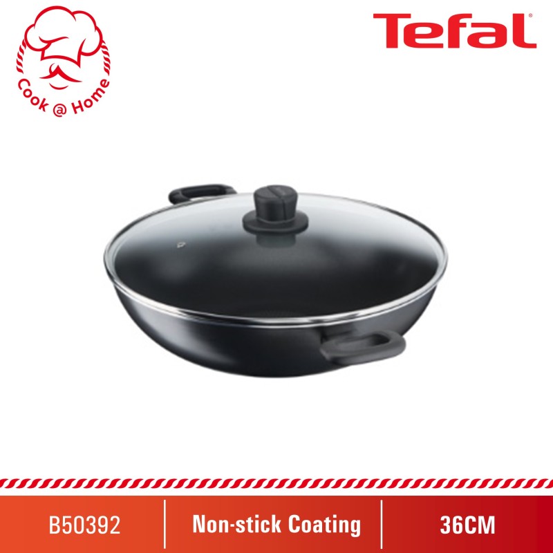 Tefal Cook Easy Chinese Wok 36cm w/lid B50392 Singapore