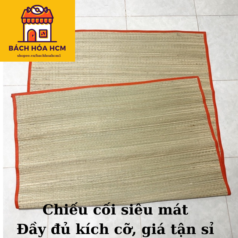 Chiếu cói 0.8m/1m/1m2/1m4/1m6 gấp gọn siêu mát dùng trải sản giường công ty, công sở, bệnh viện