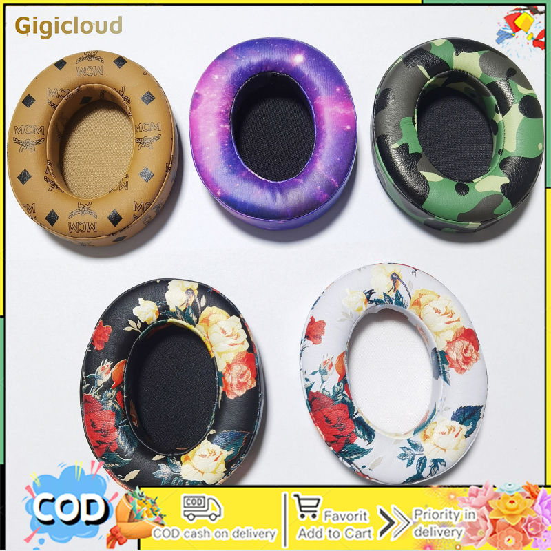 2pcs Replacement Ear Pads Printing Sponge Cover Cushion Compatible For Monster Beats Studio 2 Earphone ราคา 144 บาท*ส่งฟรี