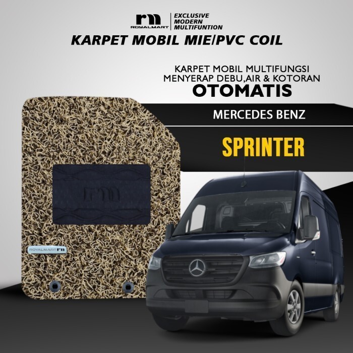 ROYAL MART KARPET MOBIL MIE PREMIUM MERCEDES BENZ SPRINTER 2024 FULL SET BERGARANSI Harga 2,070,000 rupiah*Gratis Ongkir