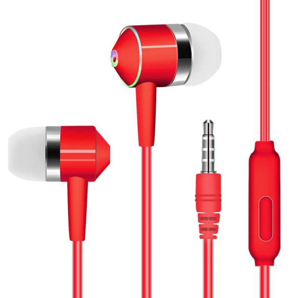 OOC Máy tính xách tay Chất lượng cao Có micrô Âm thanh nổi Tai nghe thể thao Siêu trầm Tai nghe nhạc Tai nghe nhét trong Earbuds Tai nghe có dây