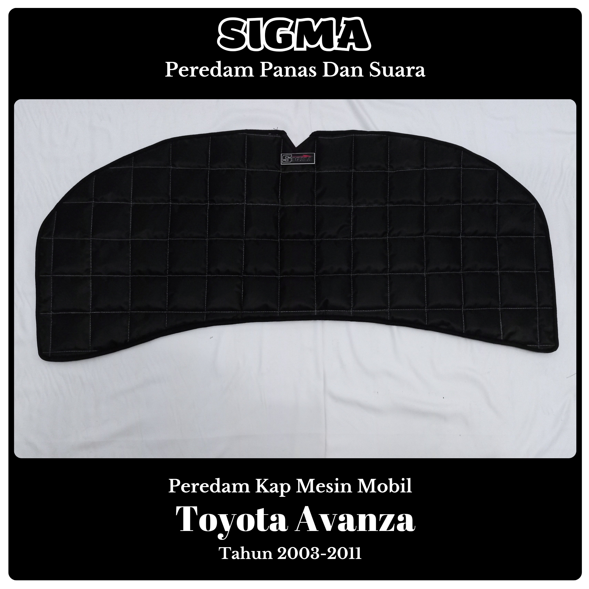 Peredam Panas Dan Suara Kap Mesin Mobil Toyota Avanza Lama Tahun 2003-2011 Harga 400,000 rupiah*Gratis Ongkir