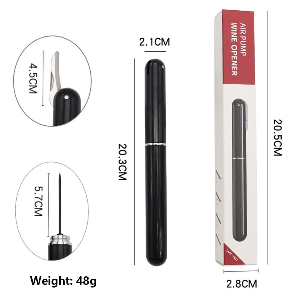 Cavatappi ad aria compressa portatile con taglia capsule_voghion.com