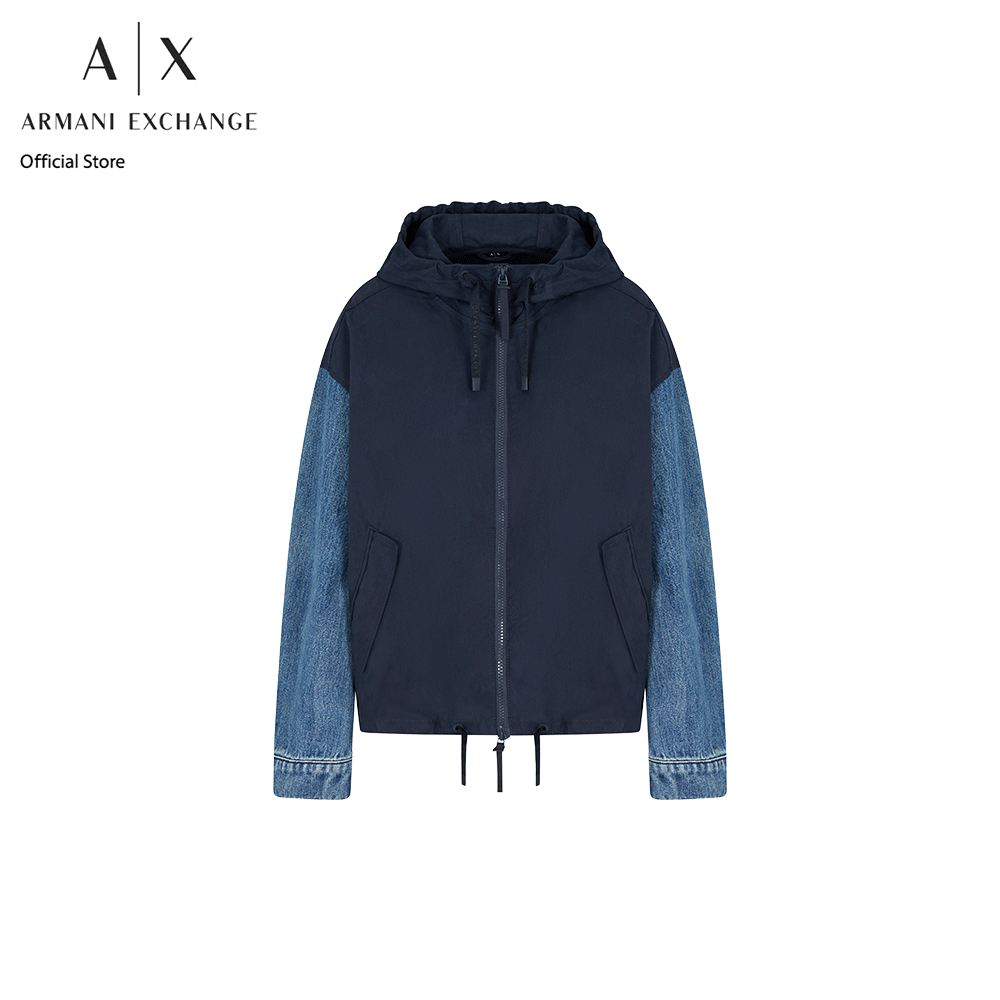 Armani Exchange Jacket Women XW000557-AF12845-MB115 Navy Blue ราคา 13,491 บาท*ส่งฟรี