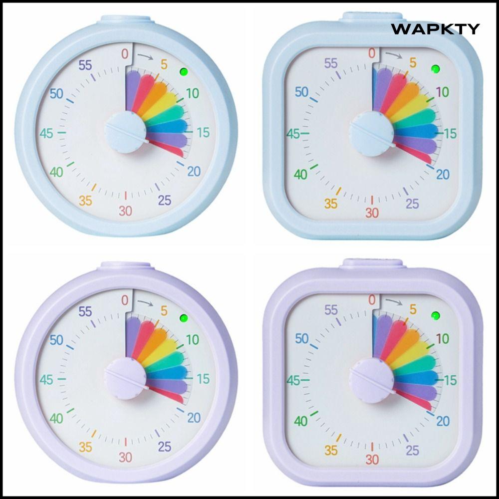 WAPKTY 60 นาที นาฬิกาจับเวลาแบบภาพสำหรับเด็ก ลายสายรุ้ง จอแสดงผลดิจิทัล ตัวจับเวลาถอยหลัง คุณภาพสูง ฟังก์ชันหยุดเสียงชั่วคราว ตัวจับเวลาดิจิทัลแบบปอมโดโร ห้องครัวในห้องเรียน ราคา 243 บาท*ส่งฟรี