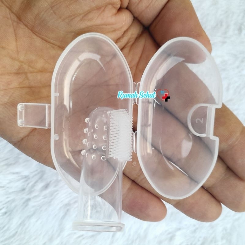 SIKAT GIGI BAYI Silicone Lembut SIKAT GIGI JARI