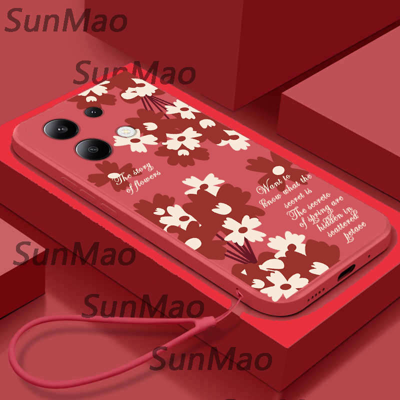 Ốp lưng redmi note 13 redmi note 13 pro bộ bảo vệ vuông đầy đủ cho máy ảnh cha23