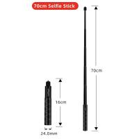 aMagisn 70/120cm Invisible Selfie Stick Lightweight Handheld Aluminum Extension Pole for GoPro DJI Insta360 etc AM02