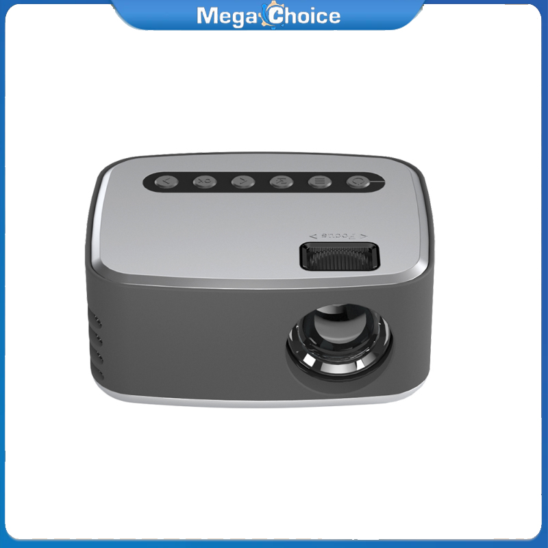 MegaChoice【100%Original】T20 Mini Wireless Mobile Phone Projector 1080p Hd Led Home Media Video Player Portable Micro Projection ราคา 1,355 บาท*ส่งฟรี