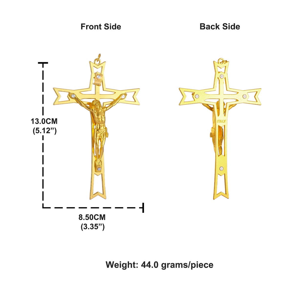 【Flash sale】 1Pc Crucifix Jesus Cross Pendant Christian INRI Christ Hand Holding Cross Blessing Jewelry Ornament Wall Church Decor Craft Gift