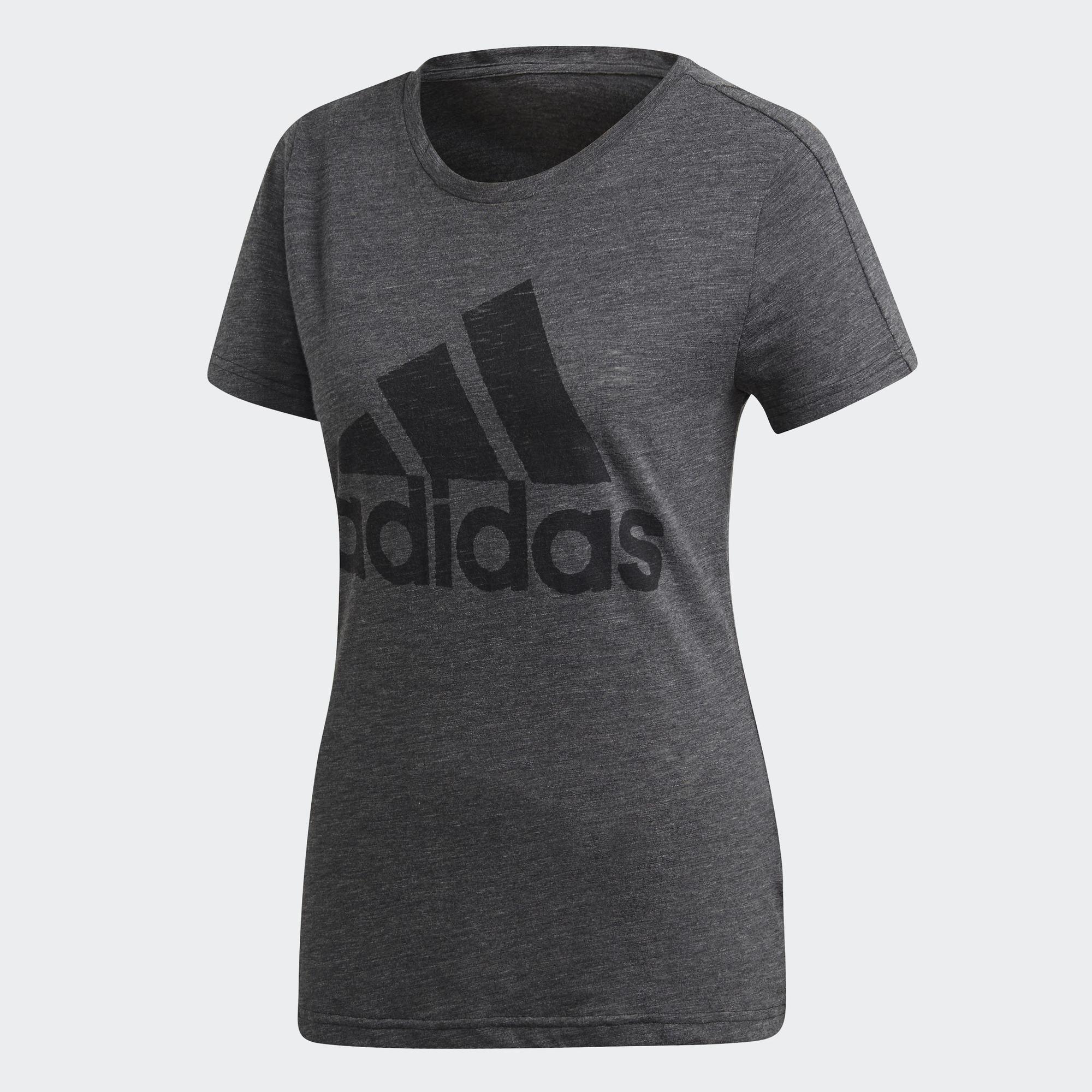 Adidas Phong cách sống Áo phông Must Haves Winners Nữ Đen FI4761
