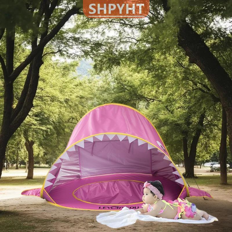 [COD] SHPYHT SPORTS Beach Tent For Kids Cartoon Beach Play Tent UV Protection Built-In Small Pool Portable Sun Shelter Foldable Baby Outside Presyo 1,118 Piso*Libreng Shipping