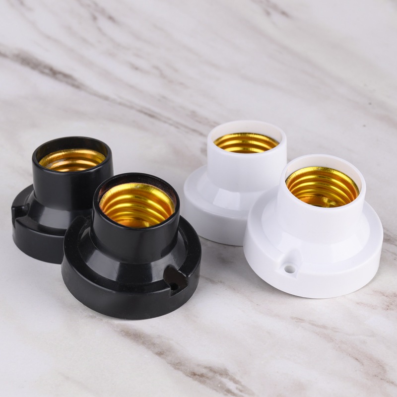 ขั้วหลอดไฟ e27 ขั้วแป้น ขั้วแป้นเกลียว ขั้วแป้นหลอดไฟ ขั้วแป้น ขั้วแป้นไฟเพดาน ขั้ววินเทจ E27 ราคา 19 บาท*ส่งฟรี