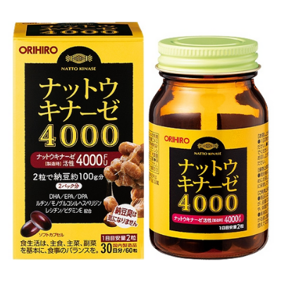 Viên uống hỗ trợ điều trị đột quỵ 4000 FU Orihiro 60 viên