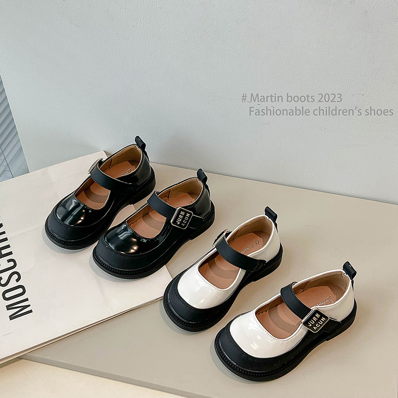 Giày búp bê trẻ em sành điệu da mềm chống trượt cho bé gái từ 2 tuổi đến 9 tuổi Richkidsstore2021