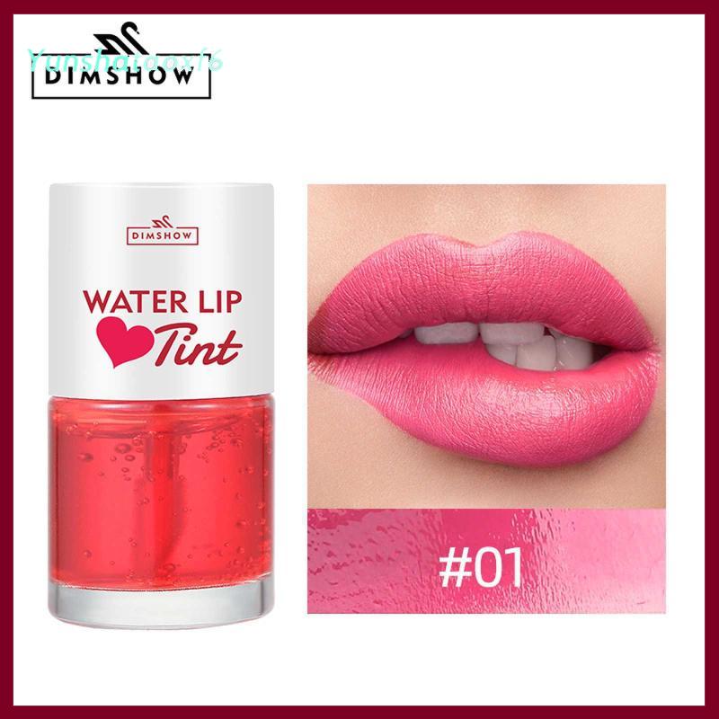 yunshataoxf Dưỡng Ẩm Son Bóng Trang Điểm Đỏ Mặt Pha Lê Sexy Màu Đỏ Vết 2 Trong 1 Matte Lip Men Tint Plumping Son Môi Lỏng Mỹ Phẩm - 2