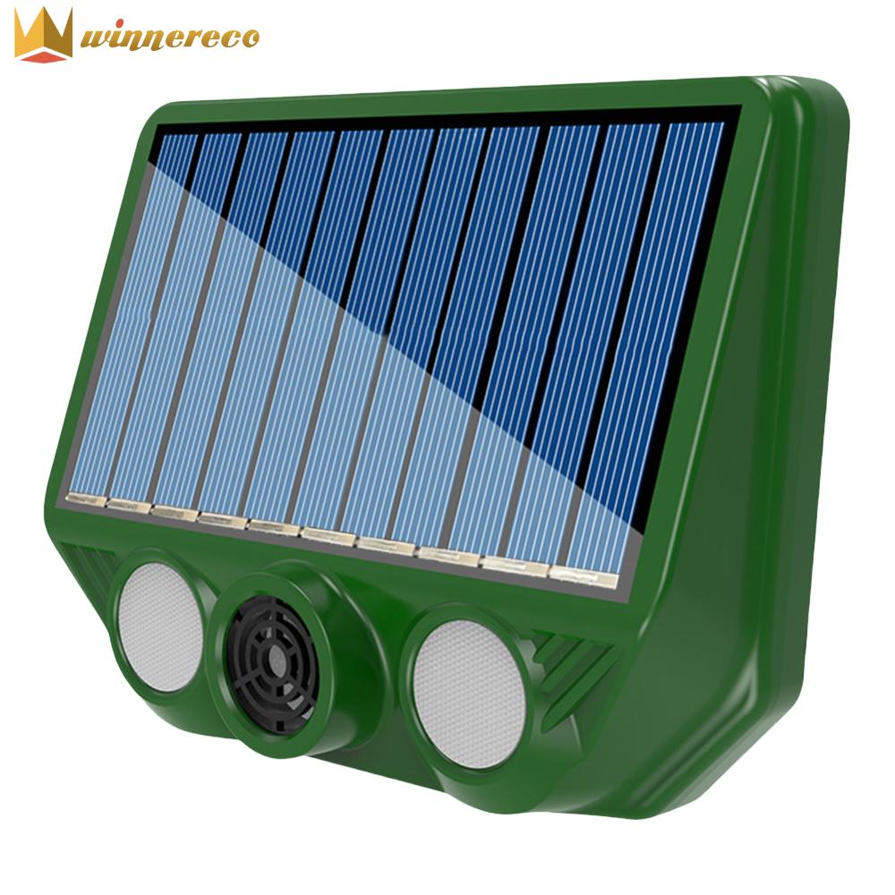 {HOT}Solar Powered Ultrasonic Animal Repellent 500mAh Animal Deterrent Repellent Animal Repellent Device for Garden Yard Farm ราคา 194 บาท*ส่งฟรี