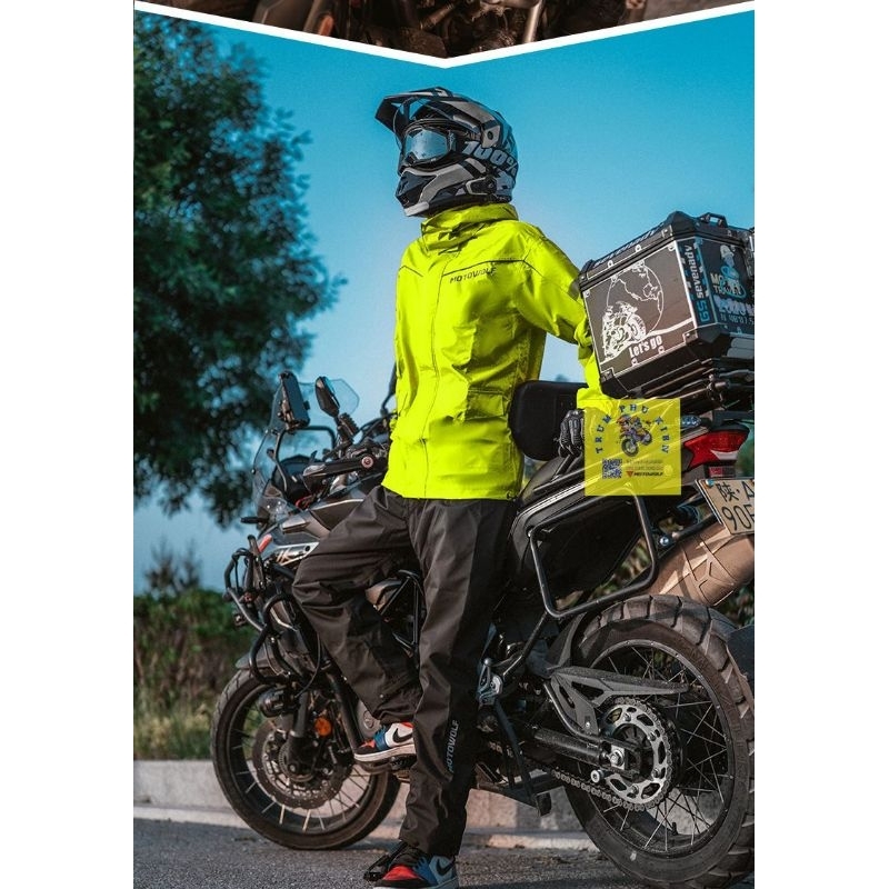 Áo mưa bộ Motowolf V2 Chính Hãng