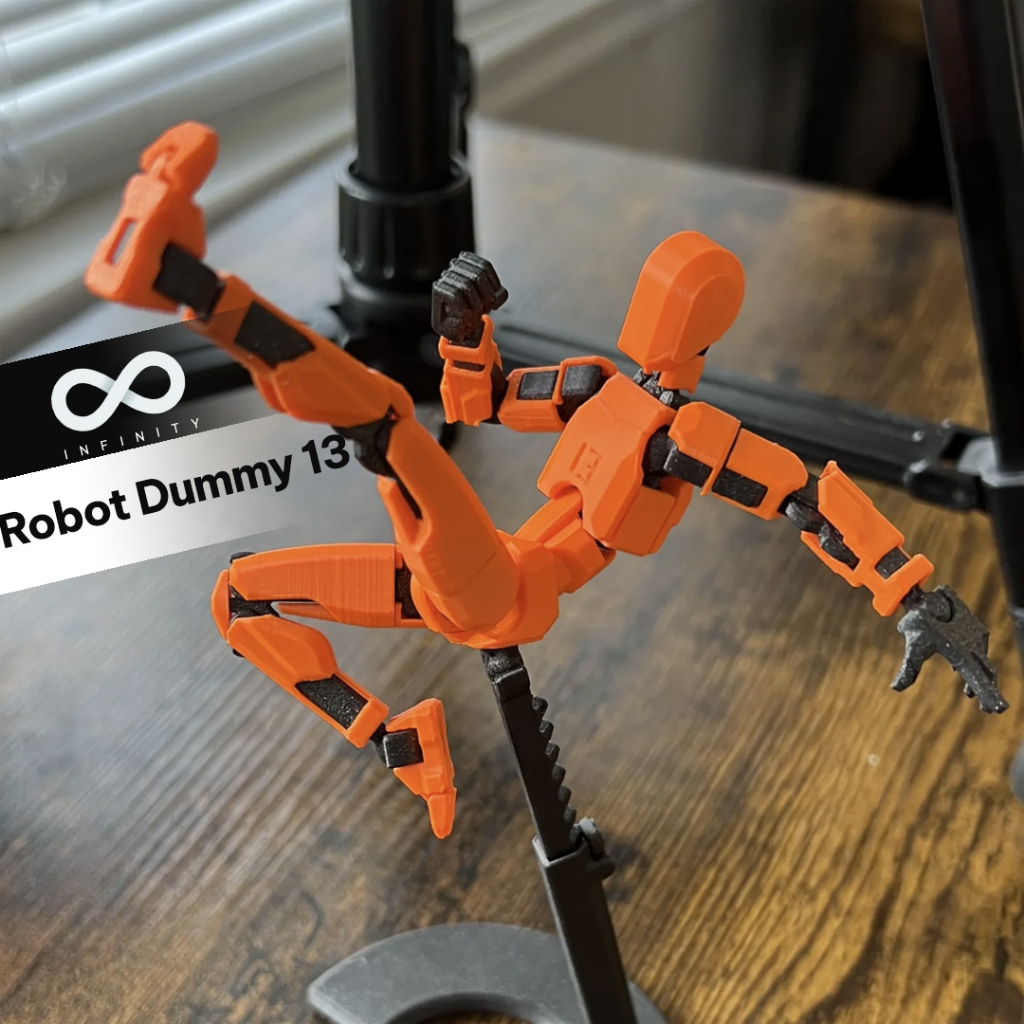 Kit Mô Hình Figure Robot DUMMY 13 Với Khớp Cử Động Siêu Thật