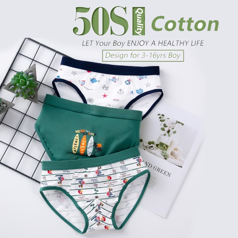 Little GirlsSoft Cotton Underwear Owl And Flower Comfort Panties Toddler  Briefs 3-4t Blue