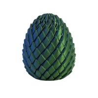 LUZMAR 3D Printed Twisty Fidget Dragon Egg Rotating Stress Relief Slippery Egg Fidget Toy Creative Spiral Easter Dragon Eggs for AdultsKids
