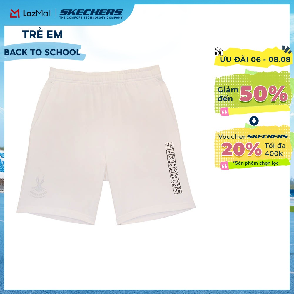 Quần Đùi Thể Thao Bé Trai Skechers WB100 Shorts - SL323B331-00GK