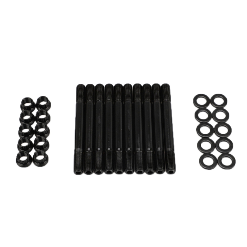 (SVEC) For 207-4203 Cylinder Studs Point for EVO8 EVO9 94-19 4G63 7-Bolt 11mm