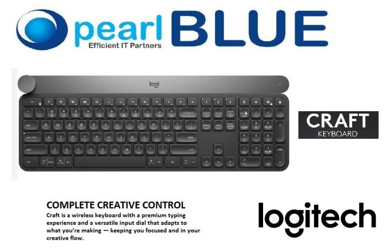 Logitech Craft Multi-Device BT & Wireless Keyboard wit Creative Input Dial Singapore