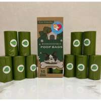 MBMSHEGH 150pcs Extra Thick Dog Poop Bags Biodegradable with Dispenser Scented Leak-Proof Eco-Friendly Pet Waste Bags for Easy Cleanup
