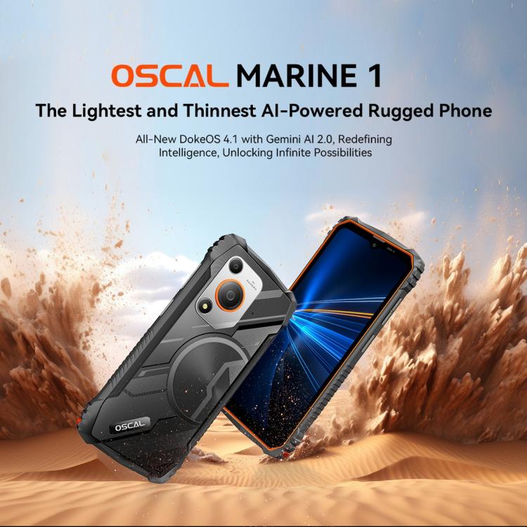 Blackview Oscal Marine 1, 6.56 inch Android 15 Unisoc UMS9230E T615 Octa Core, Network: 4G, OTG, NFC 4GB+128GB ราคา 7,230 บาท*ส่งฟรี
